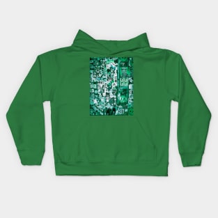 Green Street Art Sticker NYC Kids Hoodie